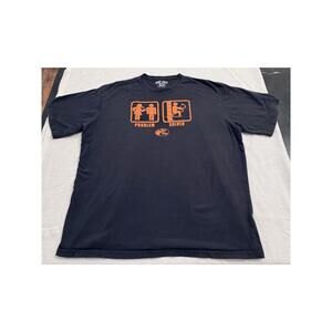 Bass Pro Shops  Bow Hunting Humor black tee 100% Cotton 2XL